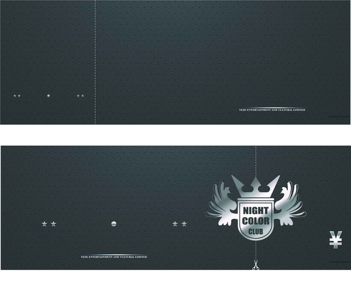 高档黑色金属代金券高清