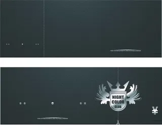 高档黑色金属代金券高清