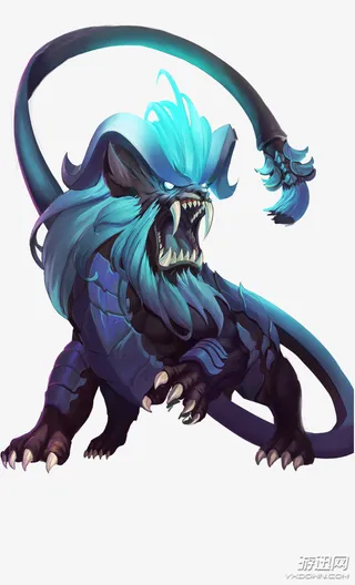 游戏  蓝色的狮子免抠