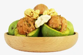 新鲜野核桃山核桃免抠