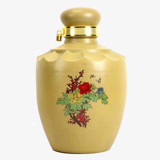 黄色小号泡酒瓶免扣免抠