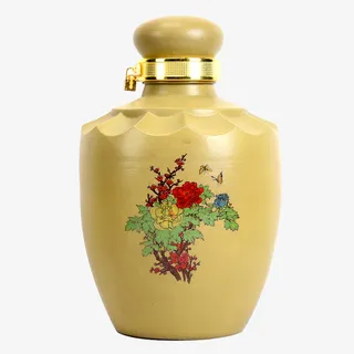 黄色小号泡酒瓶免扣免抠