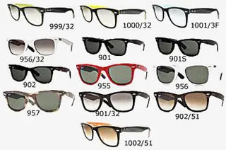 浅灰色雷朋有框墨镜免抠