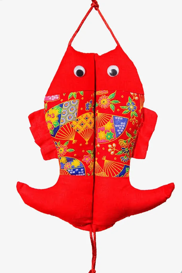 春节双鱼挂饰免抠