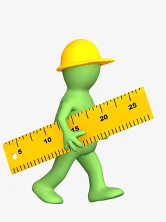 拿着尺子的人免抠