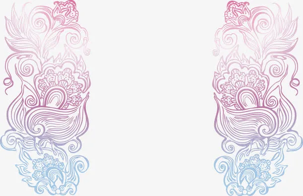 花纹边框时尚图片免抠