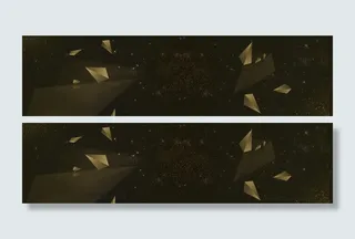 金典立体感动感海报banner背景高清