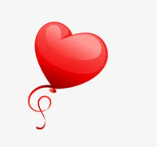 桃心气球免抠