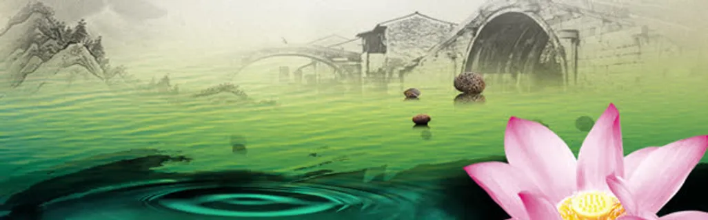 中国风背景banner