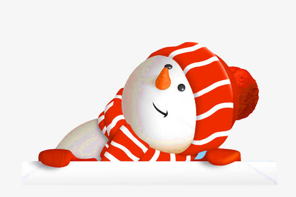 雪人免抠手绘/卡通卡通元素