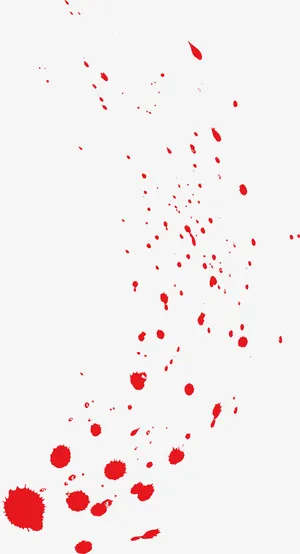 冬日红色漂浮颜料免抠