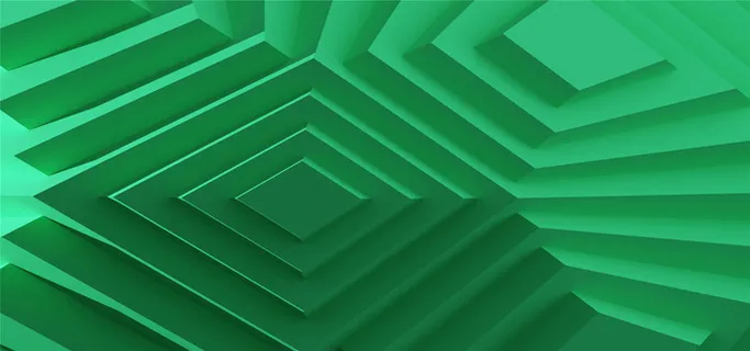 绿色创意几何图形海报背景高清