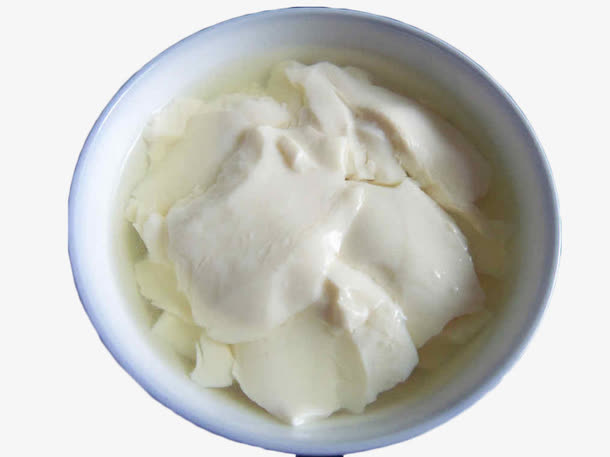 白色豆腐脑免抠