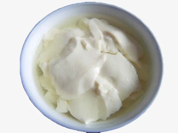 白色豆腐脑免抠