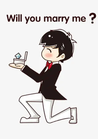 求婚男孩免抠