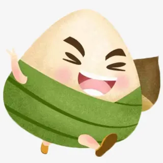 端午节素材 卡通粽子免抠