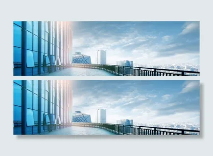 商务科技露台背景高清