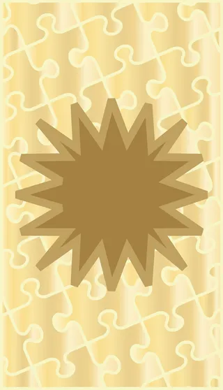 金色几何拼图促销海报封面背景高清