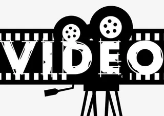 VIDEO黑色设计字体免抠