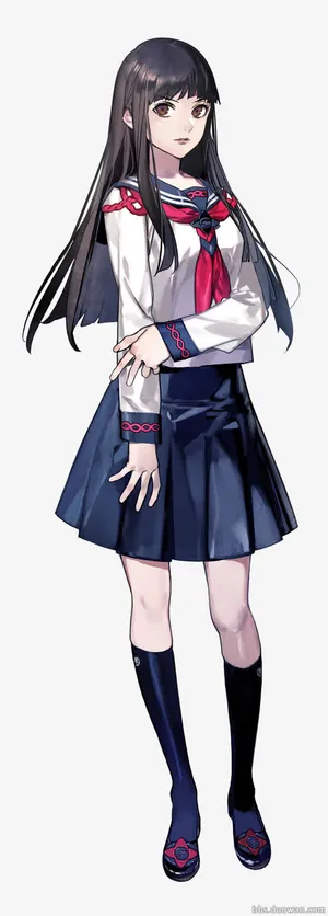 立绘美女学生免抠