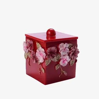 韩式田园创意桌面收纳整理盒-免抠