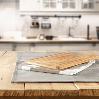 厨房木盘背景高清