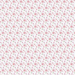 彩绘樱花花朵背景矢量图