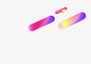 渐变艺术线条设计免抠