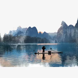 湖上一扁舟免抠