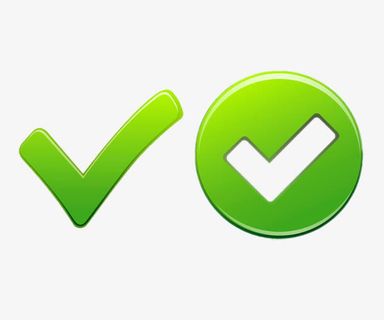 绿色对勾符号免抠