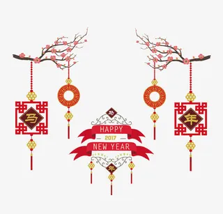 矢量中国元素过节素材免抠