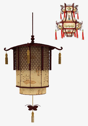 中国风吊灯免抠