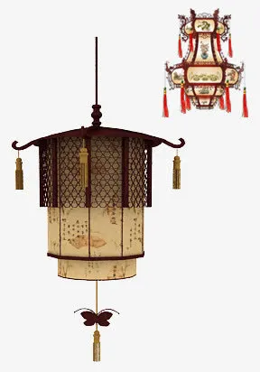 中国风吊灯免抠