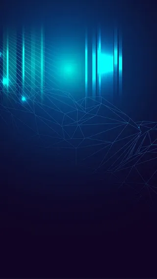 蓝色科技光影H5背景高清