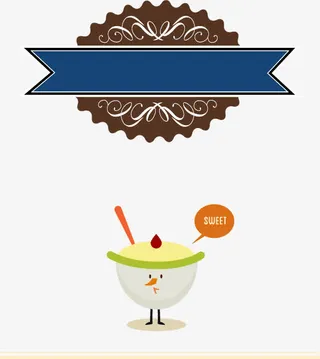 小清新标签矢量图片免抠