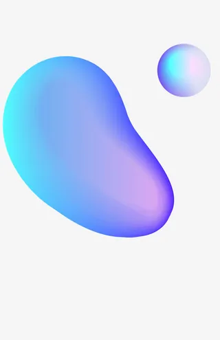 电商炫彩渐变漂浮装饰免扣免抠