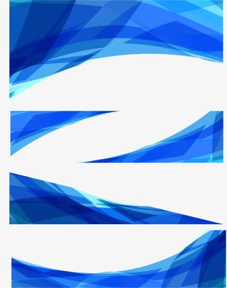 多款蓝色渐变条背景设计