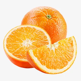 橙色香甜水果切碎的奉节脐橙实物免抠