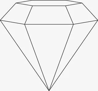 线条宝石图免抠