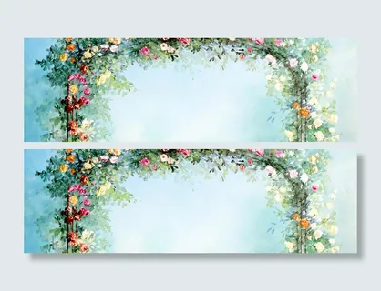 淘宝唯美海报背景高清