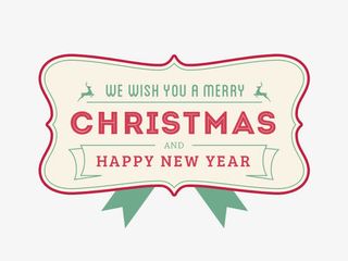 装饰标签圣诞新年卡免抠