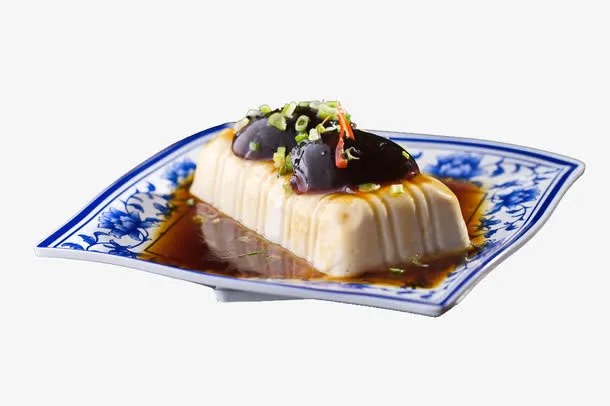 皮蛋豆腐免抠