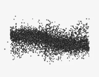 黑色粒子颗粒 科技元素免抠