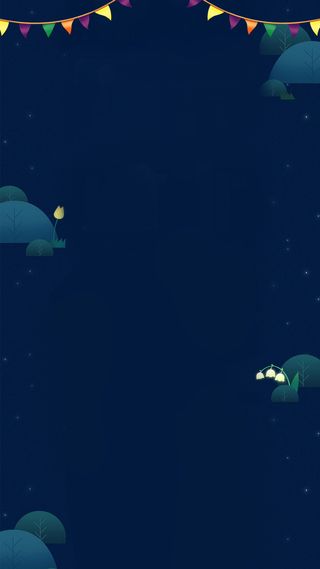 蓝色星空扁平化促销h5海报背景高清