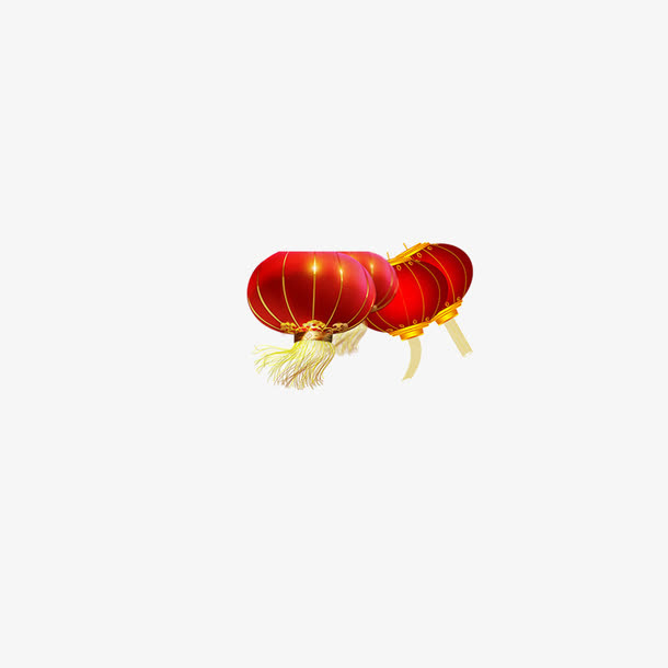新年红灯笼免抠