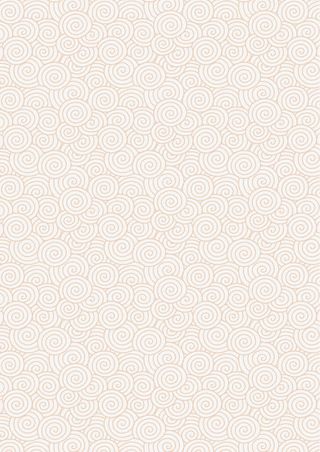 橙色中国风海浪边框纹理免抠