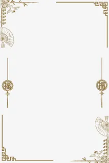 中国风边框古风元素免抠
