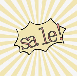 黄色简约射线免抠