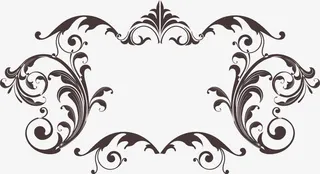 花纹边框免抠