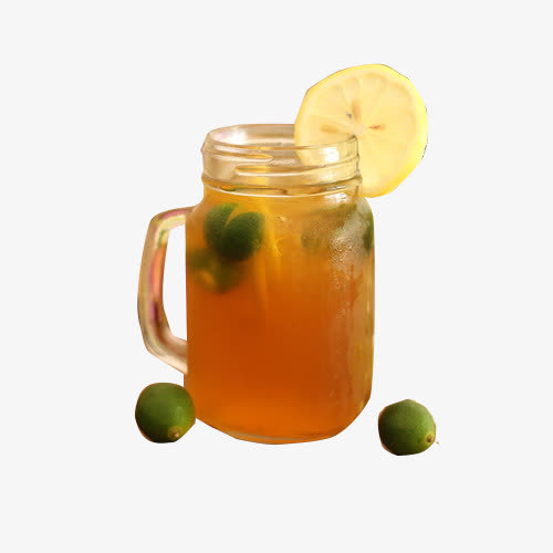 一壶茶饮免抠